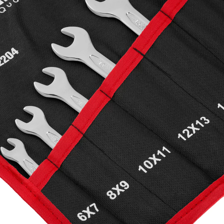 ست آچار دو سر تخت ۸ عددی رونیکس مدل RH-2204 به همراه کیف پار